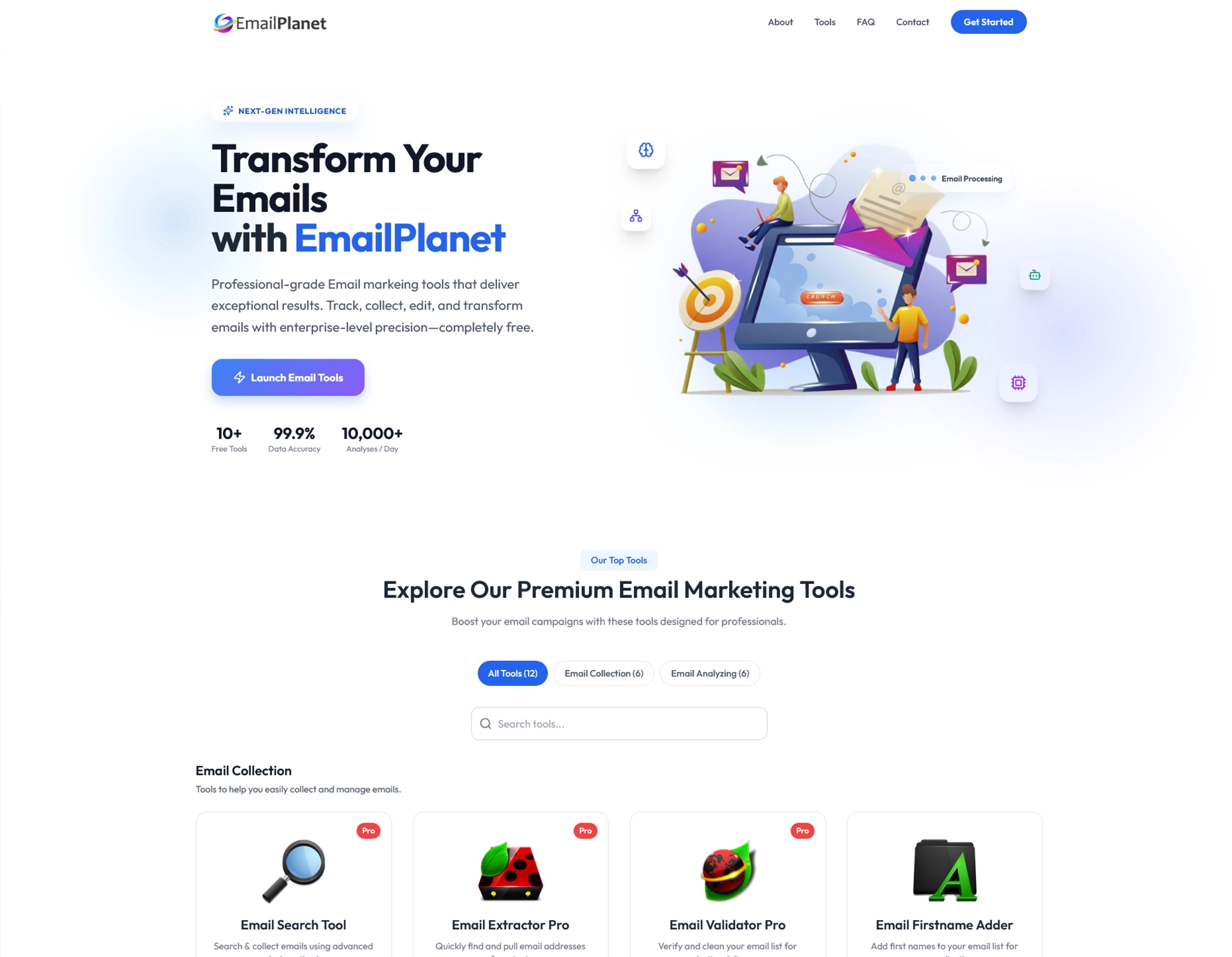 EmailPlanet - Professional Email Marketing and Verification Toolkit