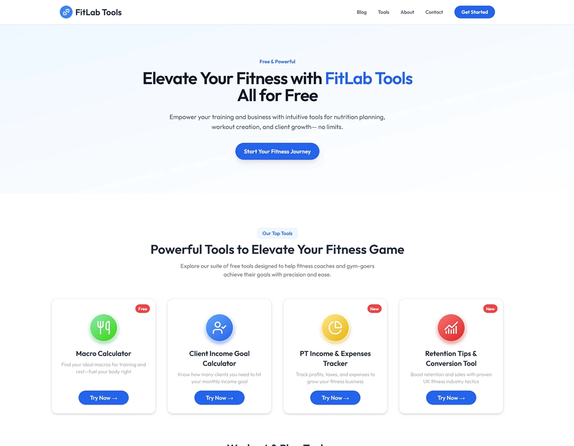 Fitlab Tools - Professional Health and Fitness Calculators