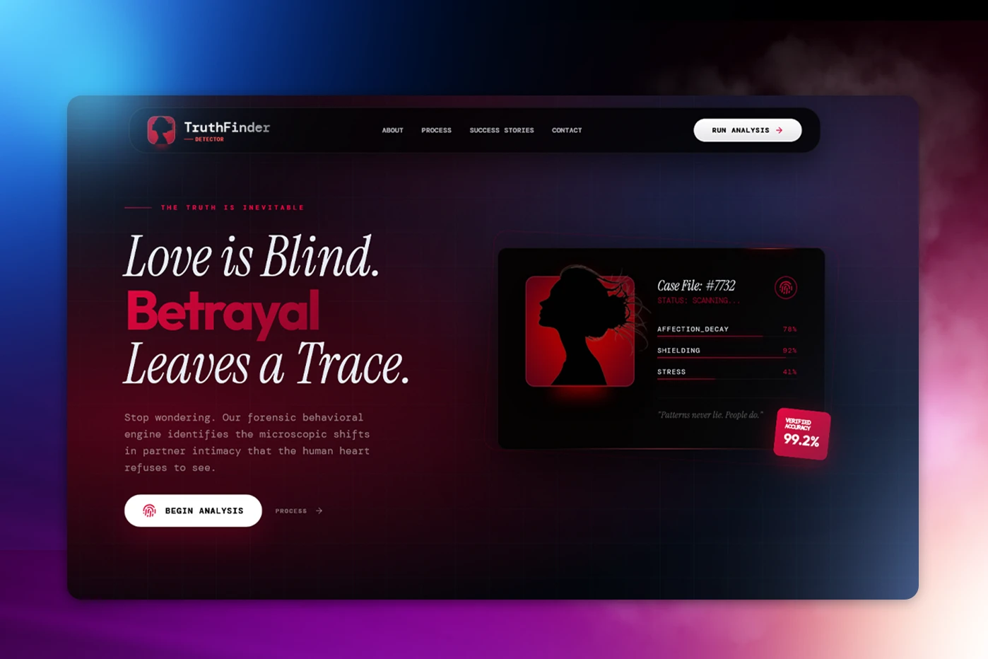 TruthFinder - AI-Assisted Behavioral Analysis Platform