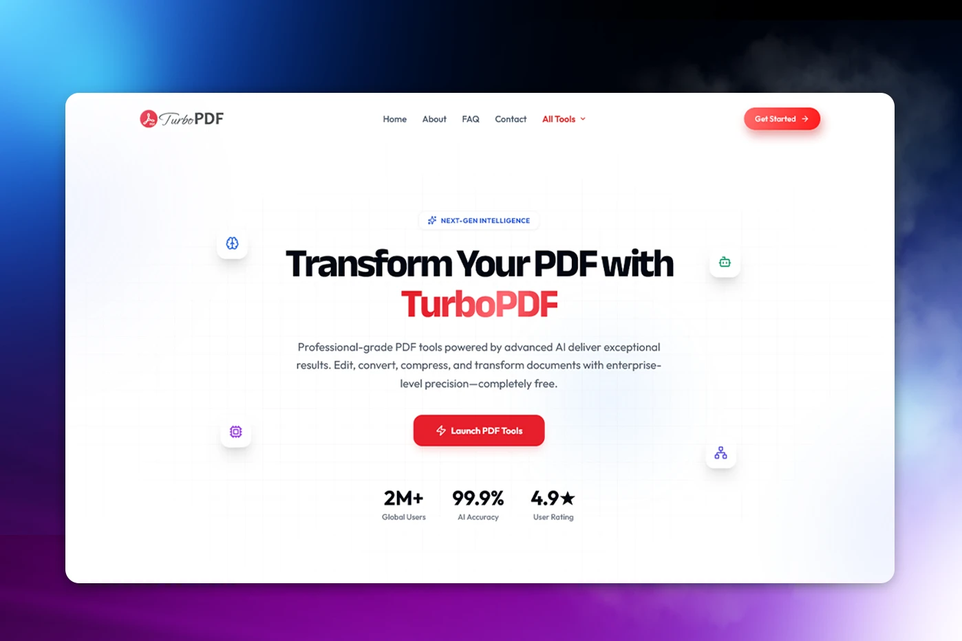TurboPDF Pro - Advanced PDF Manipulation SaaS